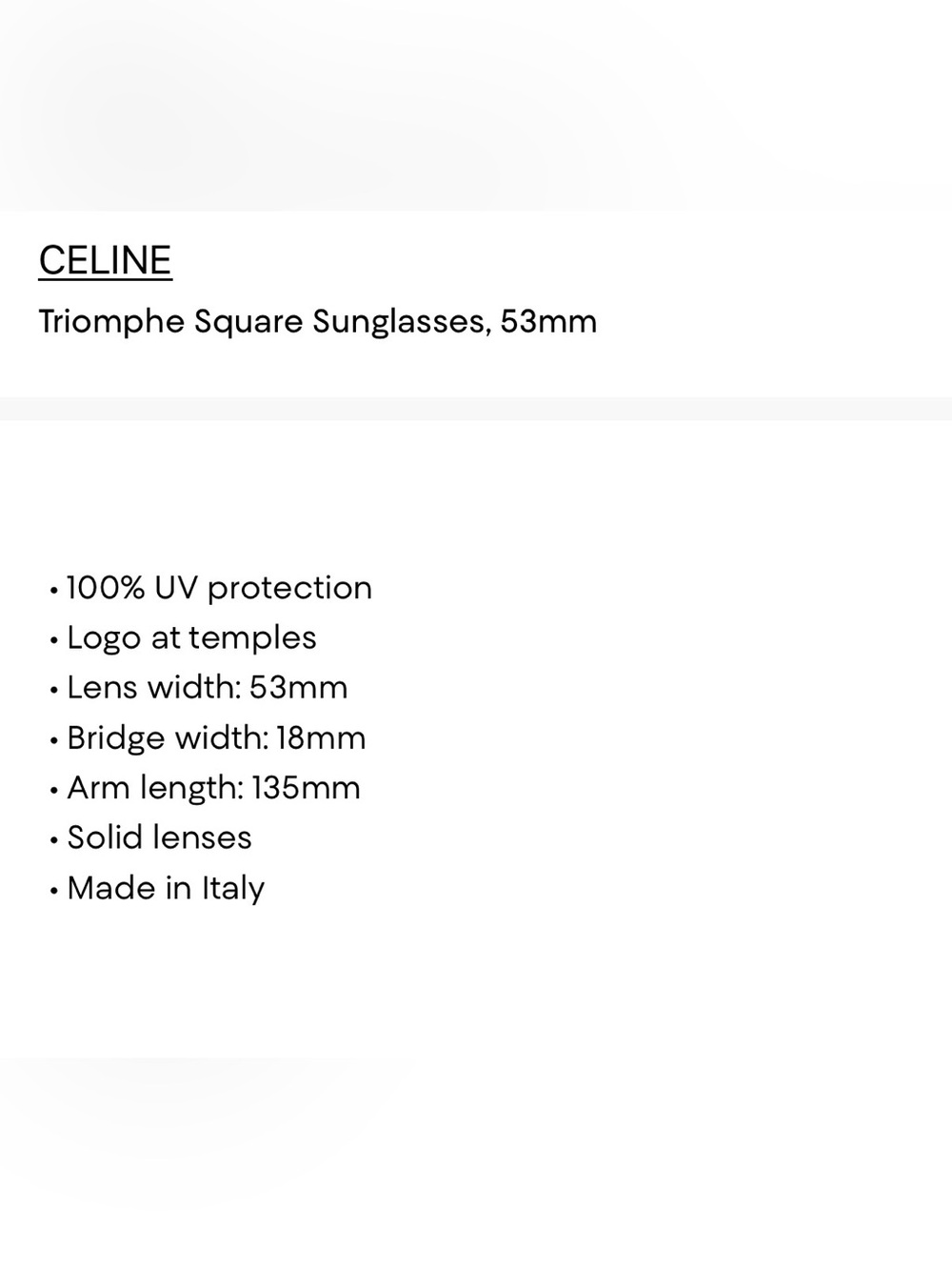 Celine Triomphe Sunglasses - Picture 4 of 9